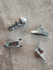Lot de 4 pions de MONOPOLY en métal