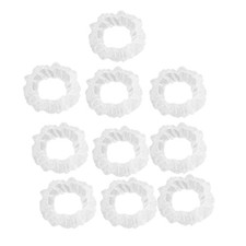 10pcs plastique blanc clair - 10pcs,