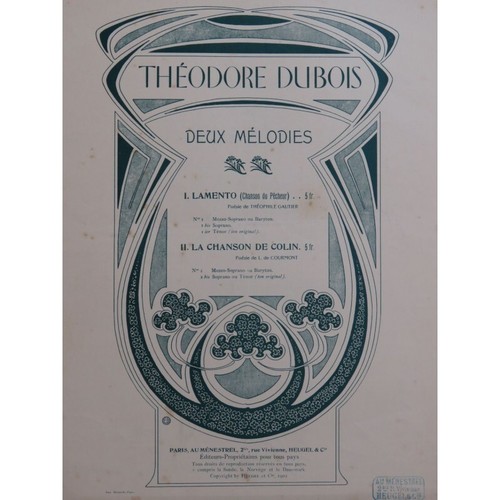 Dubois théodore chanson du - la,