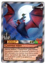 Carte PANINI FANTASY RIDERS 2020 #197 GUERRIER RIDER Médium Argent/Silver