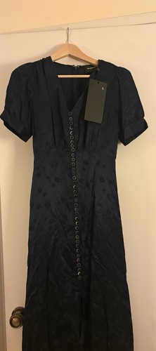 The kooples navy blue - kooples, satin