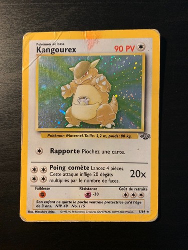 Carte pokémon kangourex - :,