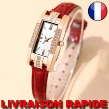 Montre Carrée Strass Quartz