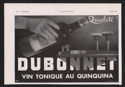 Publicité 1938 boisson alcool - publicité,