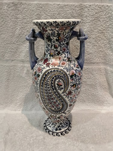 Grand vase anses faience - grand, 2