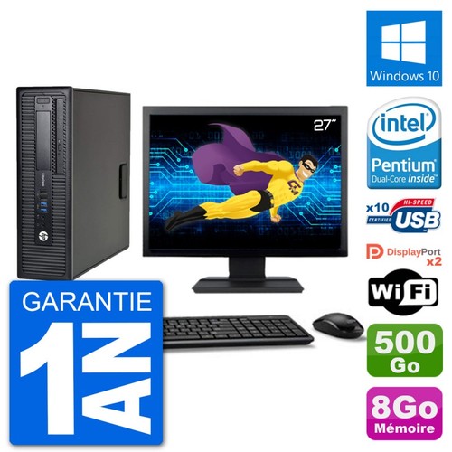 800 ecran 27 intel - hp, 27"