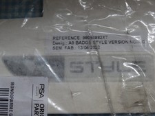 Neuf logo peugeot PSA STYLE