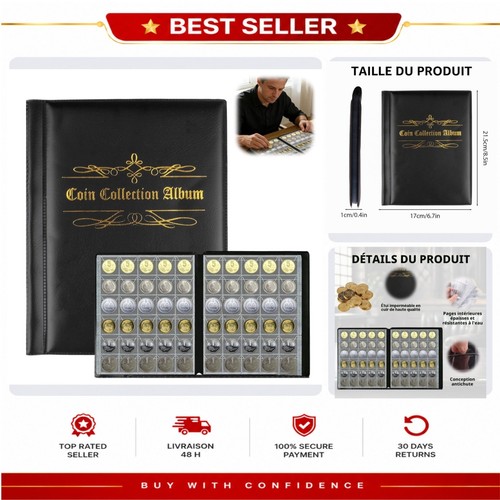 Album 480 pièces monnaie - pièces, de