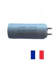 Condensateur de 2.5 uF 2.5µF pour moteur SOMFY ou SIMU de volet roulant ou store