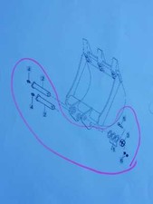 Boulon Stylos Lot Ensemble Pelle Ne Goupille Support Boom Yanmar SV26 Pelleteuse