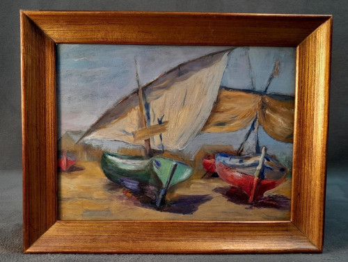 Tableau ancien huile - ancien,