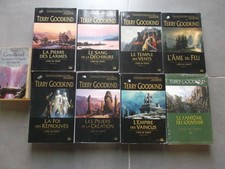 COLLECTION DE 9 LIVRES DE TERRY GOODKIND : L'EPEE DE VERITE : TOME 1 A 10  ( 9 )