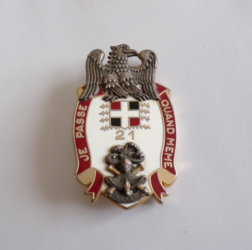 Insigne militaire - insigne, 21°