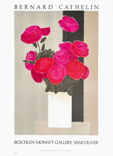 Bernard cathelin affiche expo - affiche,