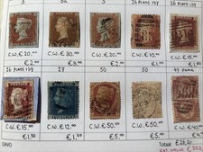 Timbres Grande Bretagne Victoria obl. cote 260€