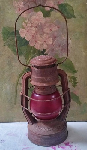 Ancienne lampe tempête - ancienne,
