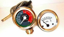 Massey 135,TE20,TEA20,TED20,TEF20,TEO20,TO30,TO35,F40, MH50 Temp +Oil Pr Gauge