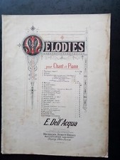 PARTITION ANCIENNE PIANO &