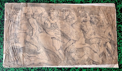 Dessin ancien crayon sur - dessin,