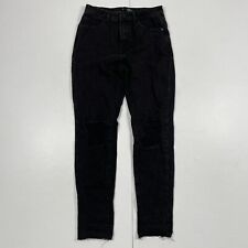 JEAN MAL GUIDÉ 8 NOIR GRIS MAMAN EN DÉTRESSE CONIQUE 100% COTON W27 L29 RIOT