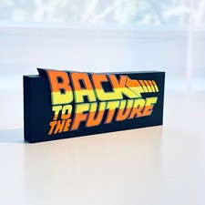 Support de table logo d'affichage Retour vers le futur pour ensemble Lego De ...