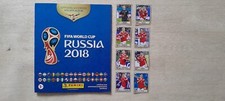 PANINI WC 2018 : L'ALBUM VERSION RUSSE + LES 8 EXTRAS STICKERS MCDONALD : RARE !