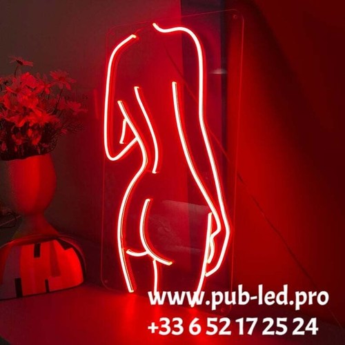 Enseigne lumineuse silhouette - lumineuse, "silhouette