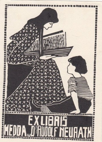 Exlibris bookplate coupe - exlibris,