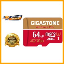 Gigastone Carte Mémoire 64 Go