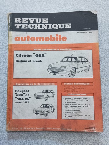 Rta revue technique automobile - revue,