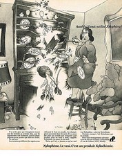 PUBLICITE ADVERTISING  1974   XYLOCHIMIE   le XYLOPHENE traitement du bois 4