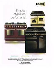 PUBLICITE ADVERTISING  2007   FALCON  pianos de cuisson  cuisinières