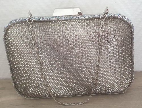Sac minaudiere argenté - sac,