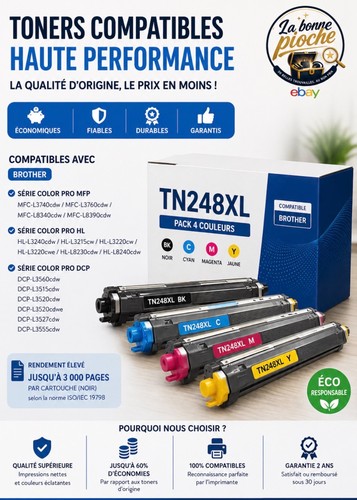 Pack toners compatibles - pack,