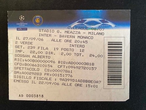 Ticket collection - ticket,