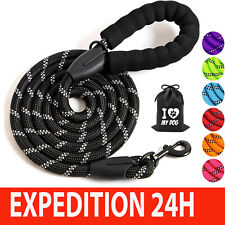 Laisse pour Chien 1,5 m Corde Grands ou Moyens Chiens Poignée Souple