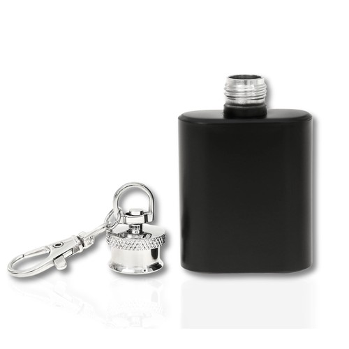 Mini flasque inox 30ml porte - mini,
