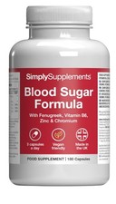 Blood Sugar Formula - Contrôle de la glycémie - 180 Gelules - SimplySupplements