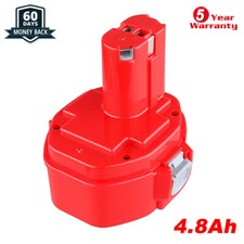 Batterie remplace pour Makita 1434 1435 1422 1422 192600-1 1433 1420 4.8Ah 14,4V
