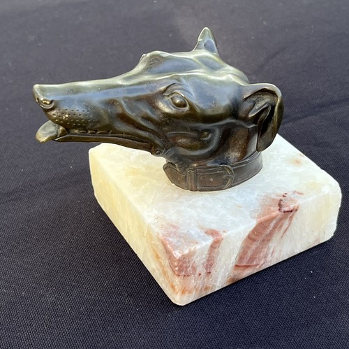 Porte cartes tete chien - tete, de
