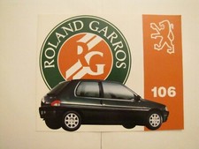 CATALOGUE PEUGEOT 106 ROLAND