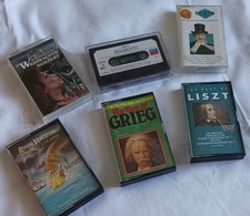6 cassettes audio( divers classique )( pour autoradio k7 voiture de collection )