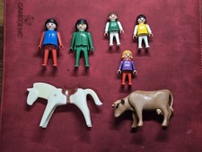 ? Lot Playmobil vintage 1974–1981 Geobra – Figurines anciennes + accessoires +