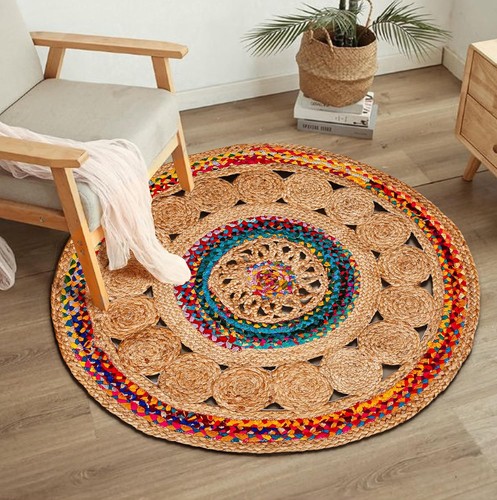 Tapis bohème - en, jute