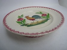 Coupe Faïence LONGWY Coq