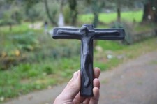 Crucifix Noir Mat Céramique