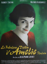 AMELIE POULAIN Affiche Cinéma Originale ROULEE 53x40 Movie Poster