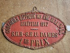 Hippique Chevaux Plaque