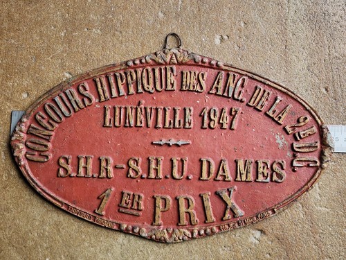 Hippique chevaux plaque - chevaux,