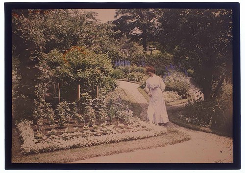 Photographie autochrome femme - photographie,